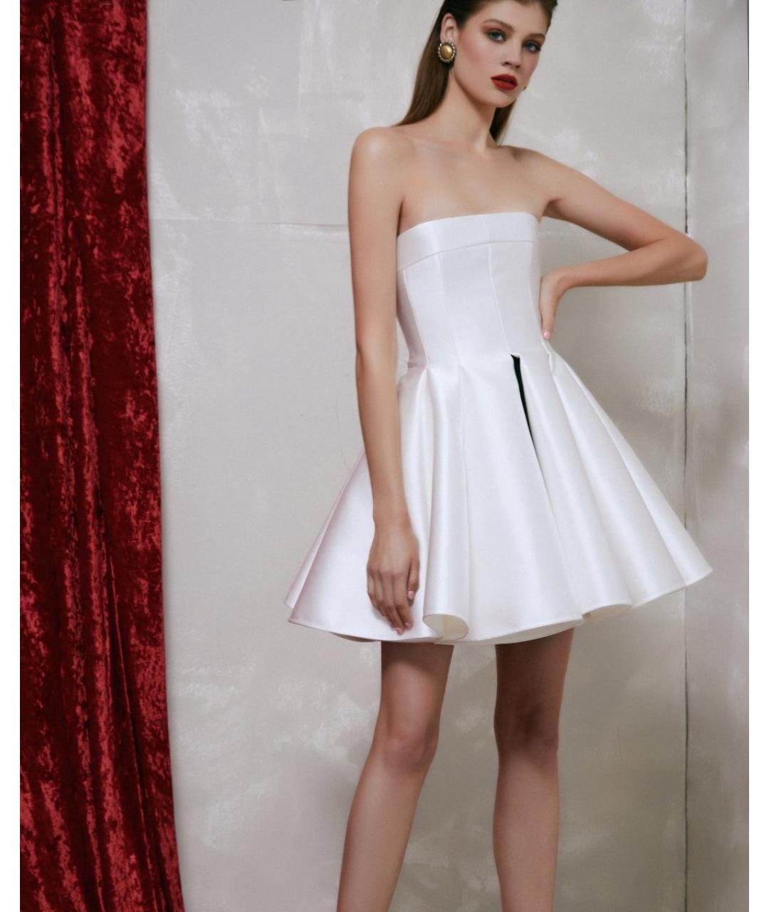RASARIO Белое полиэстеровое вечернее платье, фото 2