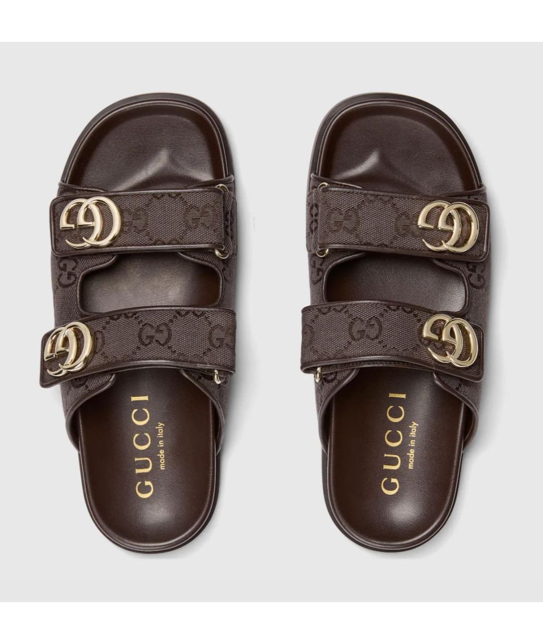 GUCCI Коричневые сандалии, фото 5