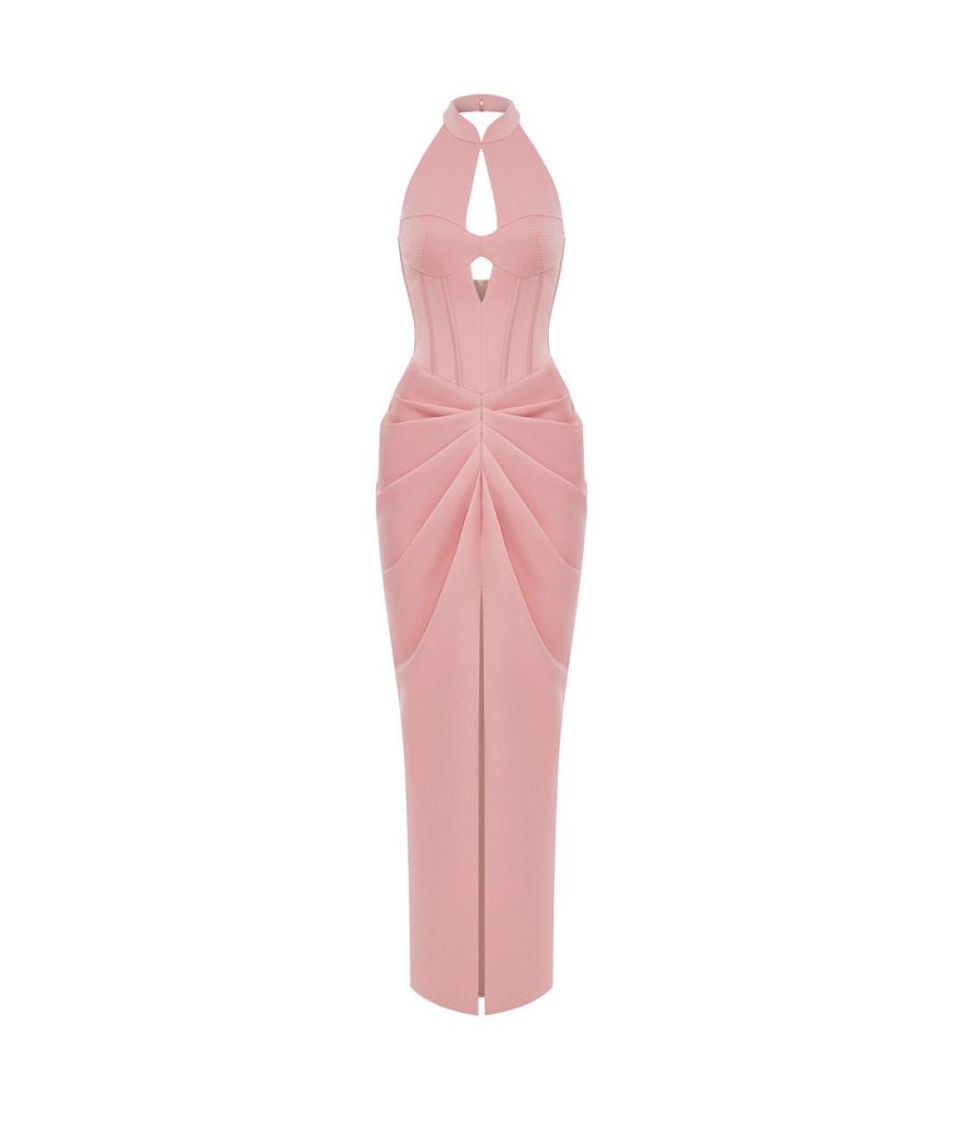 RASARIO Розовое полиэстеровое вечернее платье, фото 1