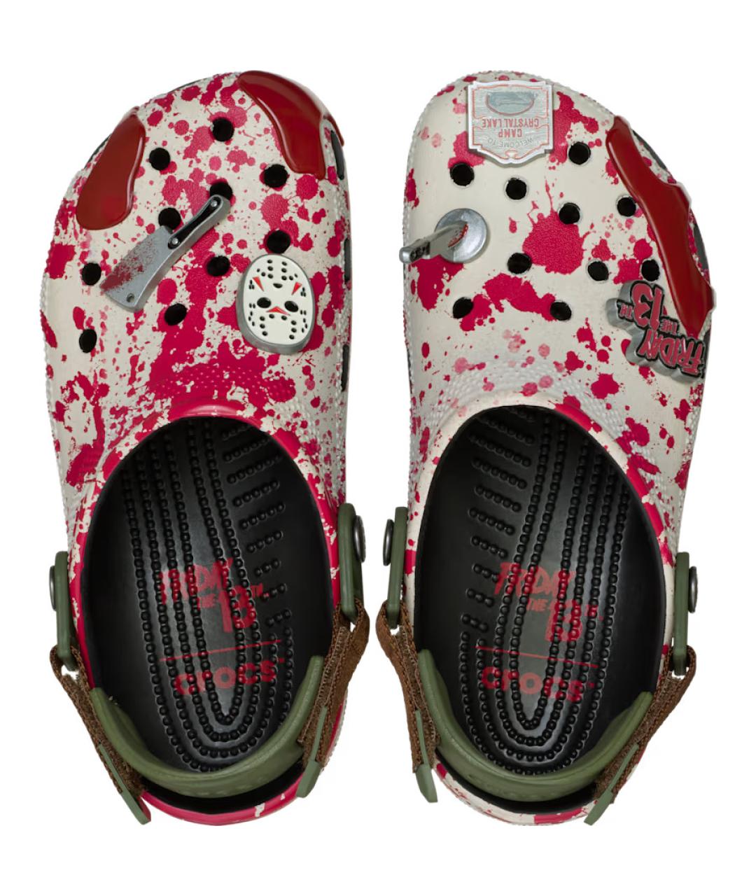 CROCS Красные резиновые сабо, фото 2