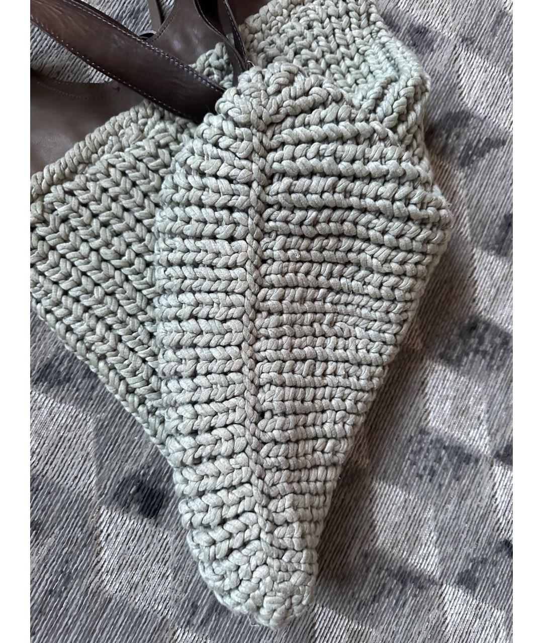 BRUNELLO CUCINELLI Бежевая сумка с короткими ручками, фото 5