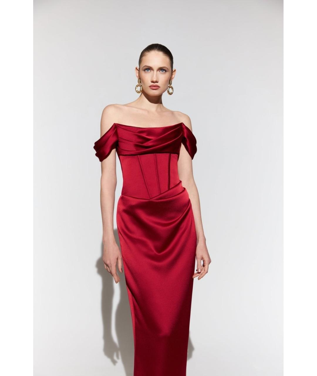 RASARIO Фиолетовое полиэстеровое вечернее платье, фото 4