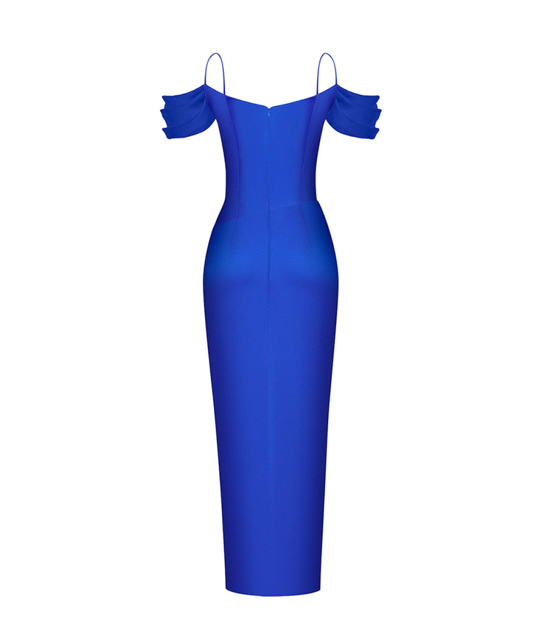 RASARIO Синее полиэстеровое вечернее платье, фото 3