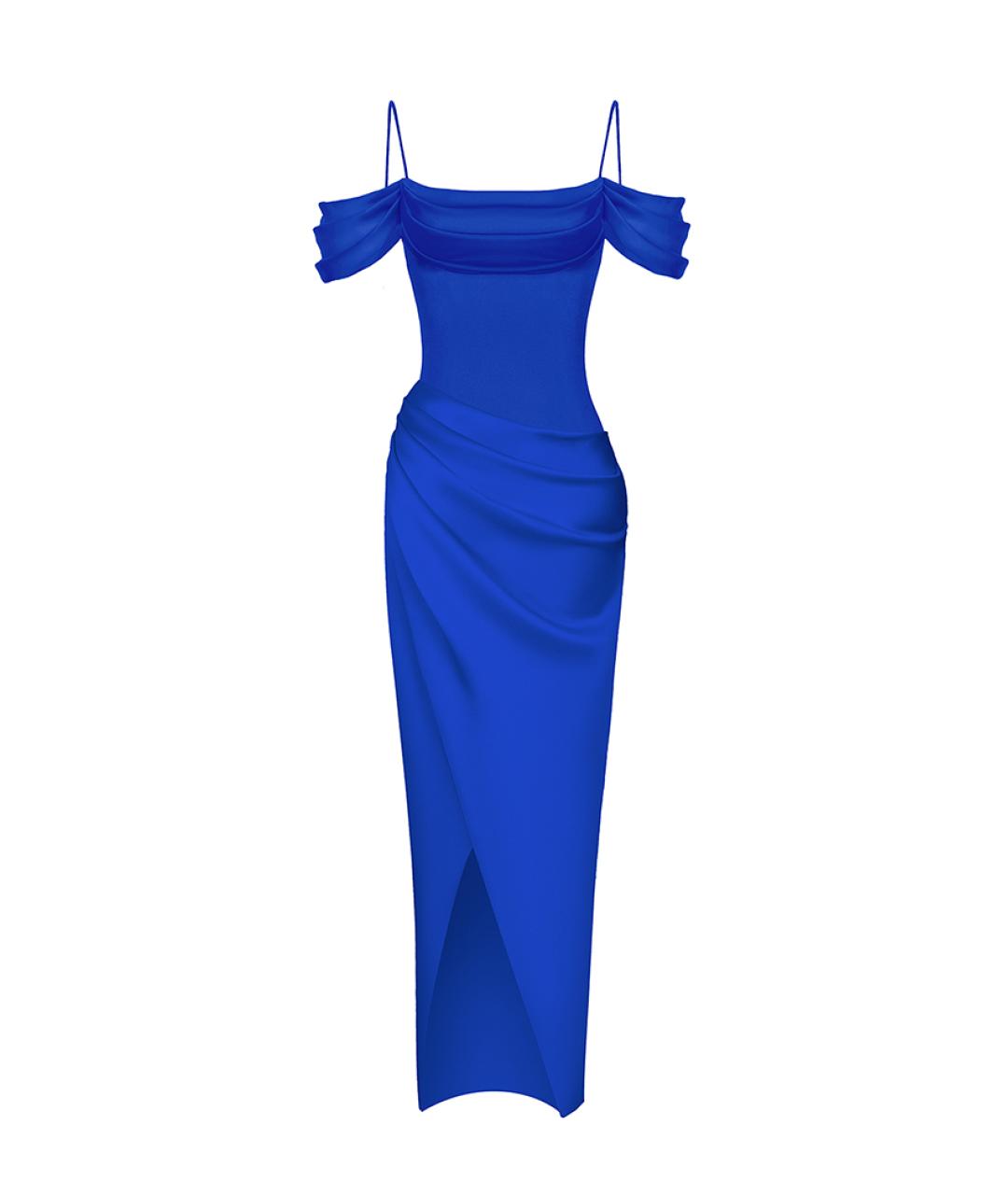 RASARIO Синее полиэстеровое вечернее платье, фото 1