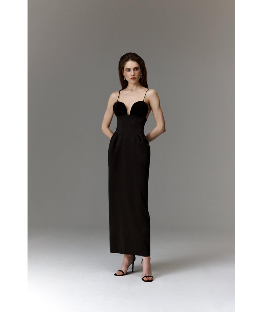 RASARIO Черное полиэстеровое вечернее платье, фото 2