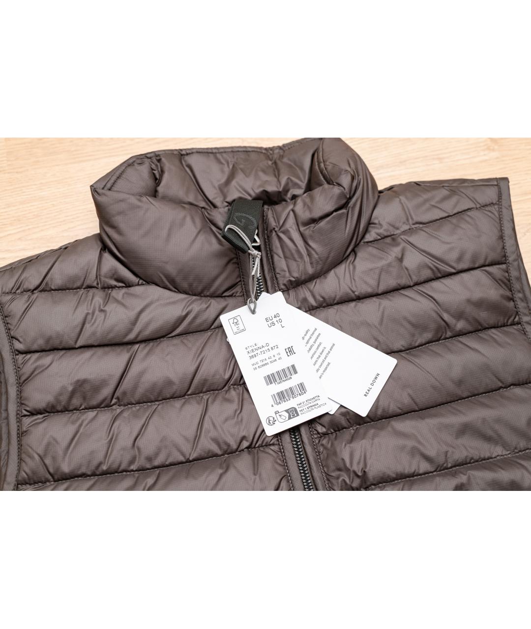 BOGNER Коричневый полиэстеровый жилет, фото 3