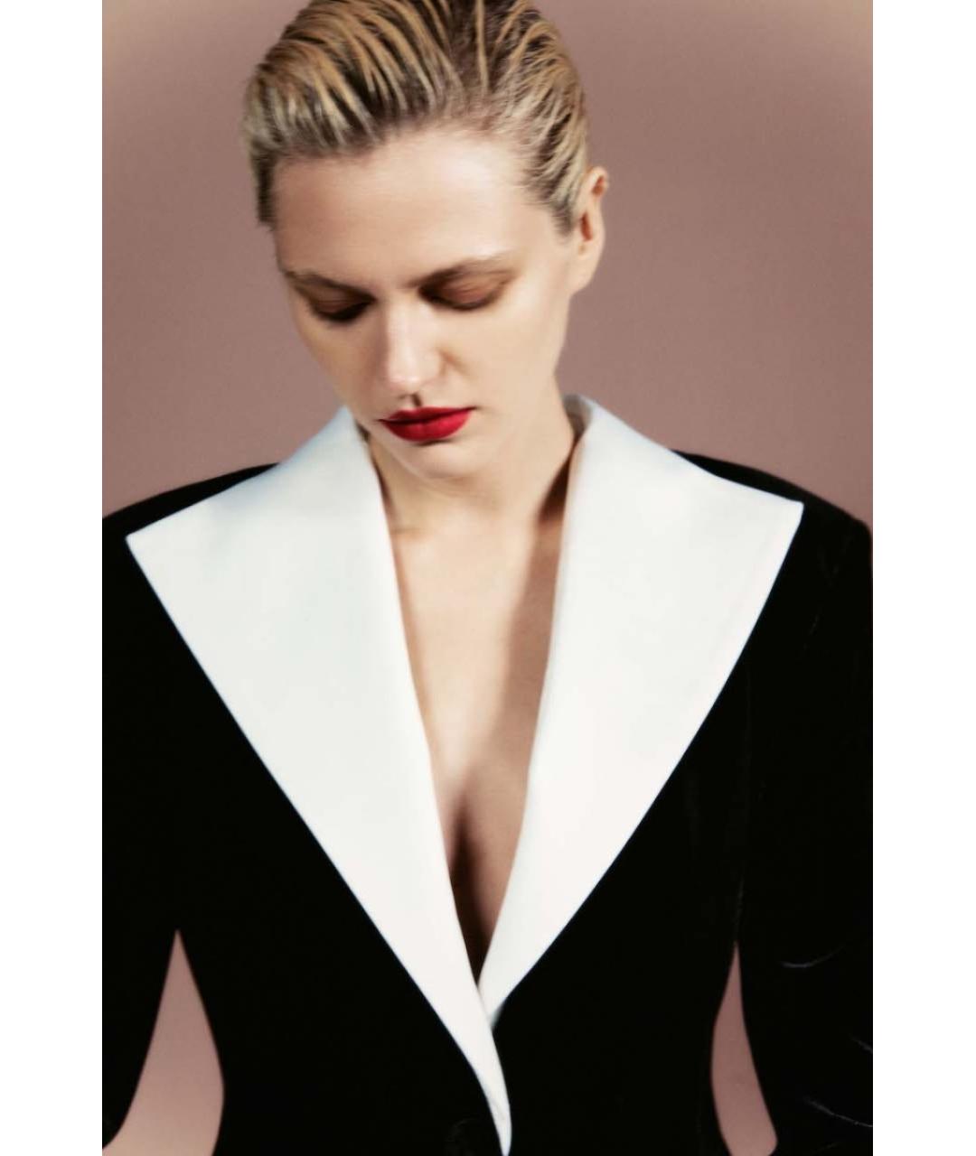 RASARIO Черное бархатное вечернее платье, фото 2