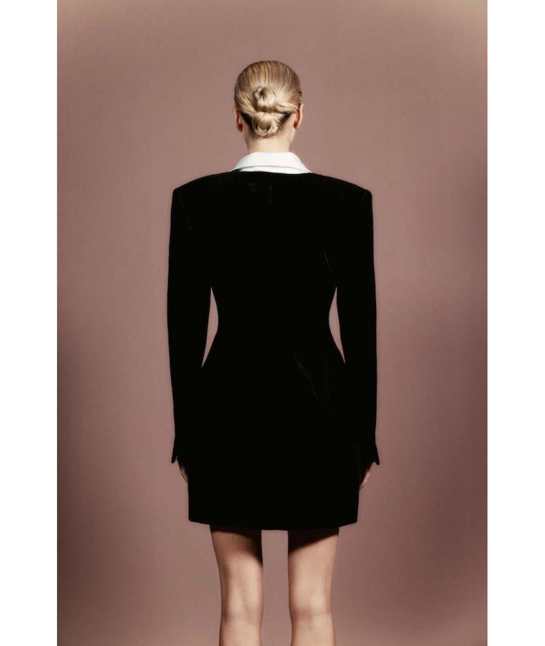 RASARIO Черное бархатное вечернее платье, фото 4