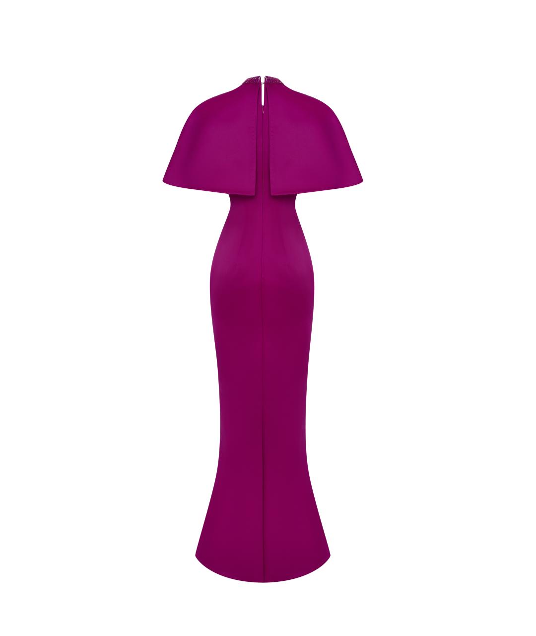 RASARIO Фуксия полиэстеровое вечернее платье, фото 2