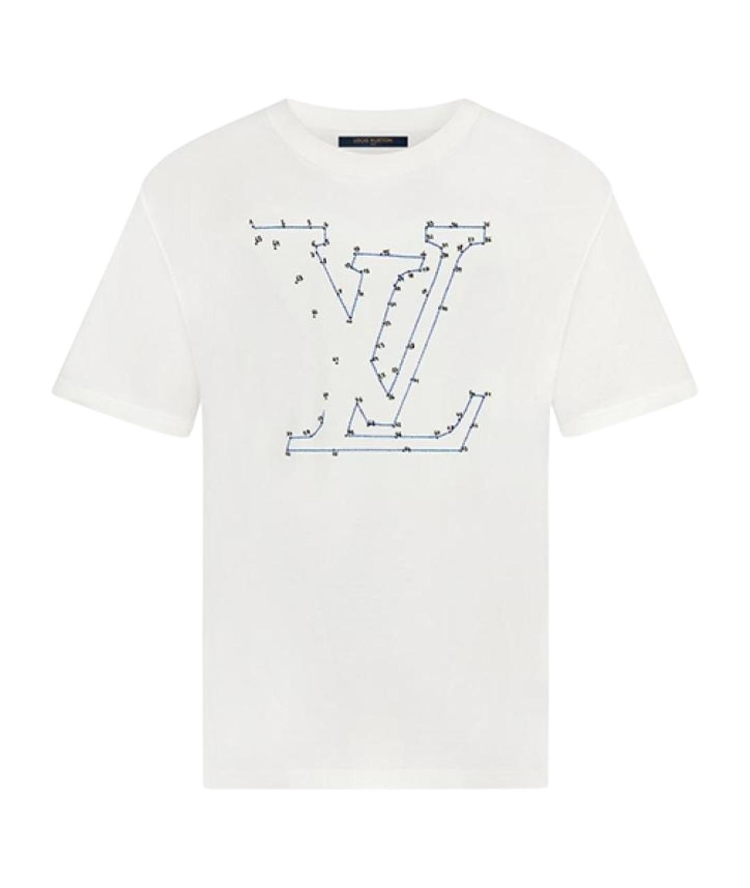 LOUIS VUITTON Белая футболка, фото 1