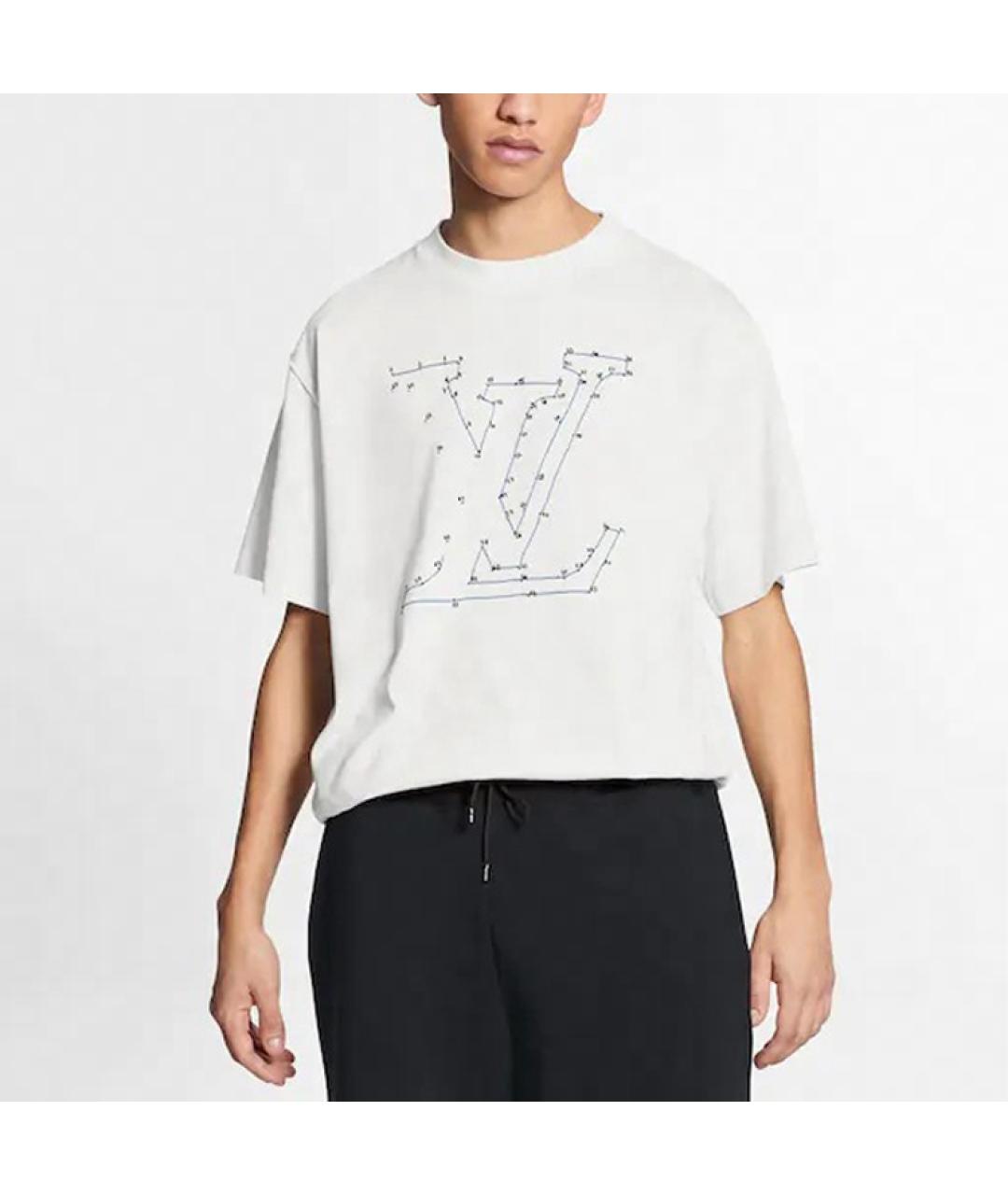 LOUIS VUITTON Белая футболка, фото 2