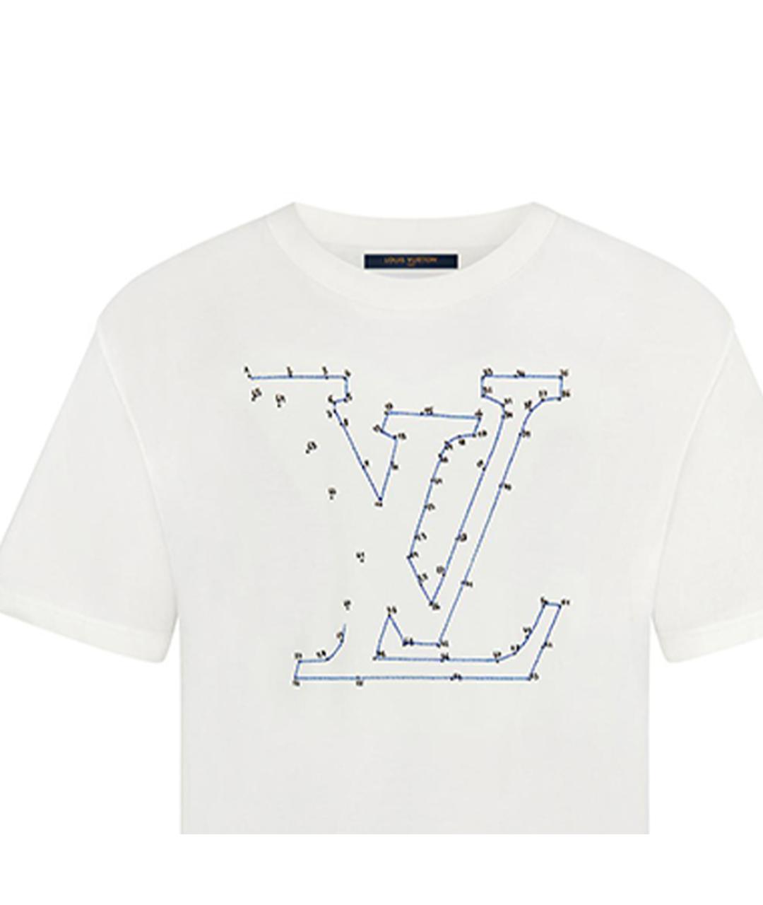 LOUIS VUITTON Белая футболка, фото 4