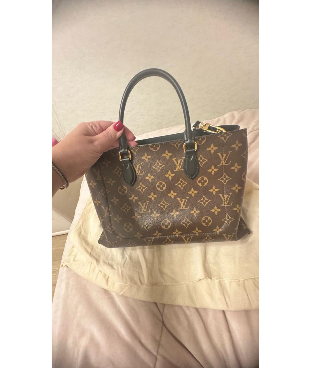 LOUIS VUITTON Коричневая сумка тоут, фото 3