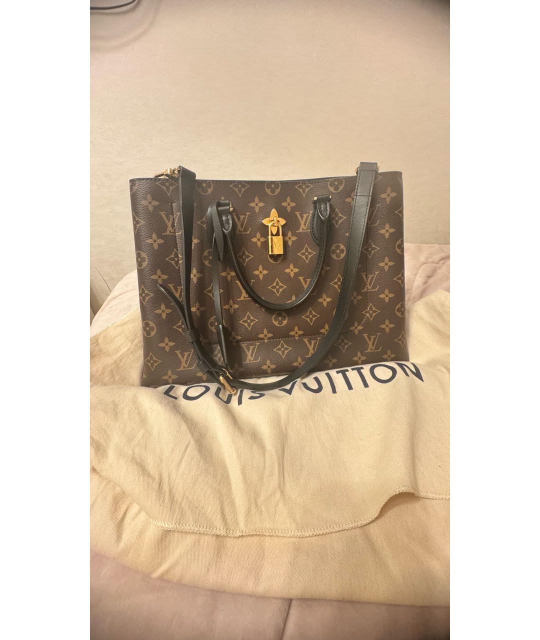 LOUIS VUITTON Коричневая сумка тоут, фото 2