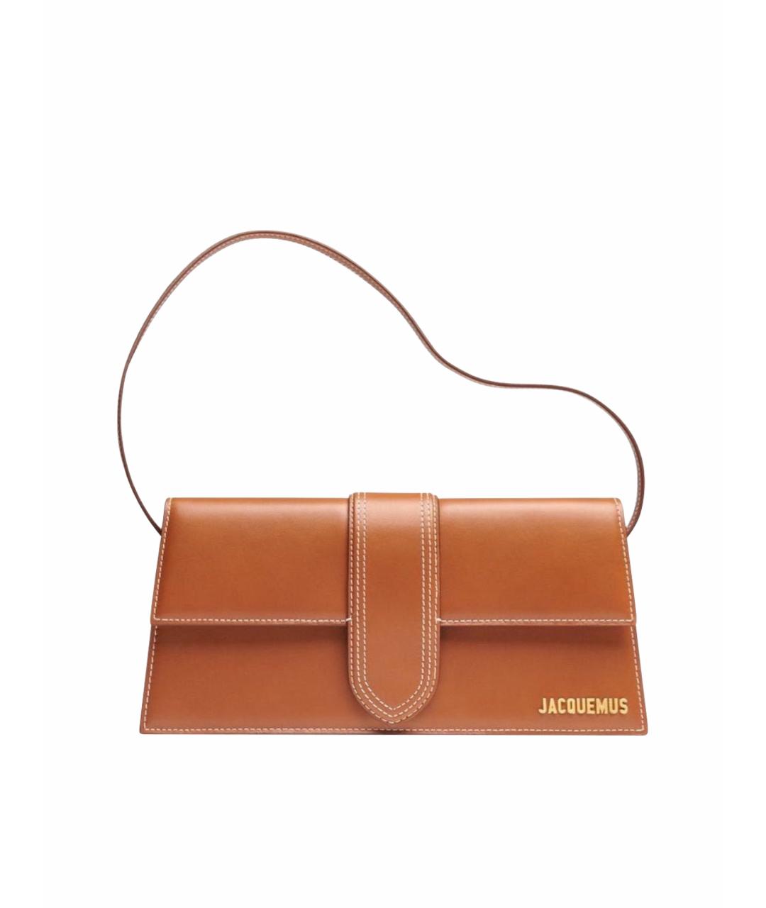 JACQUEMUS Кожаная сумка с короткими ручками, фото 1