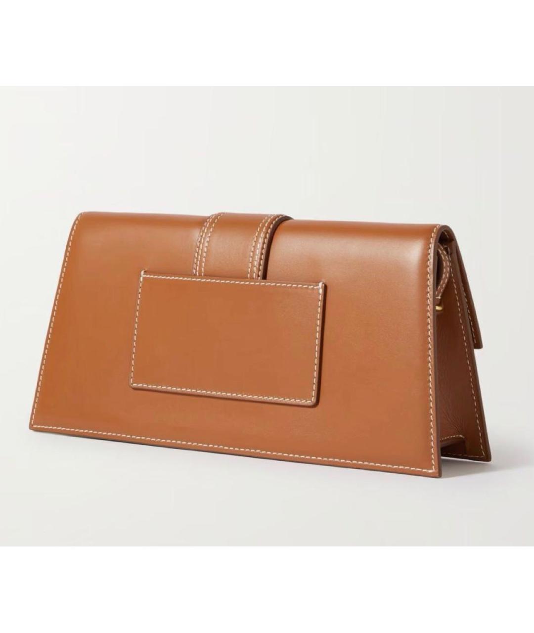 JACQUEMUS Кожаная сумка с короткими ручками, фото 4