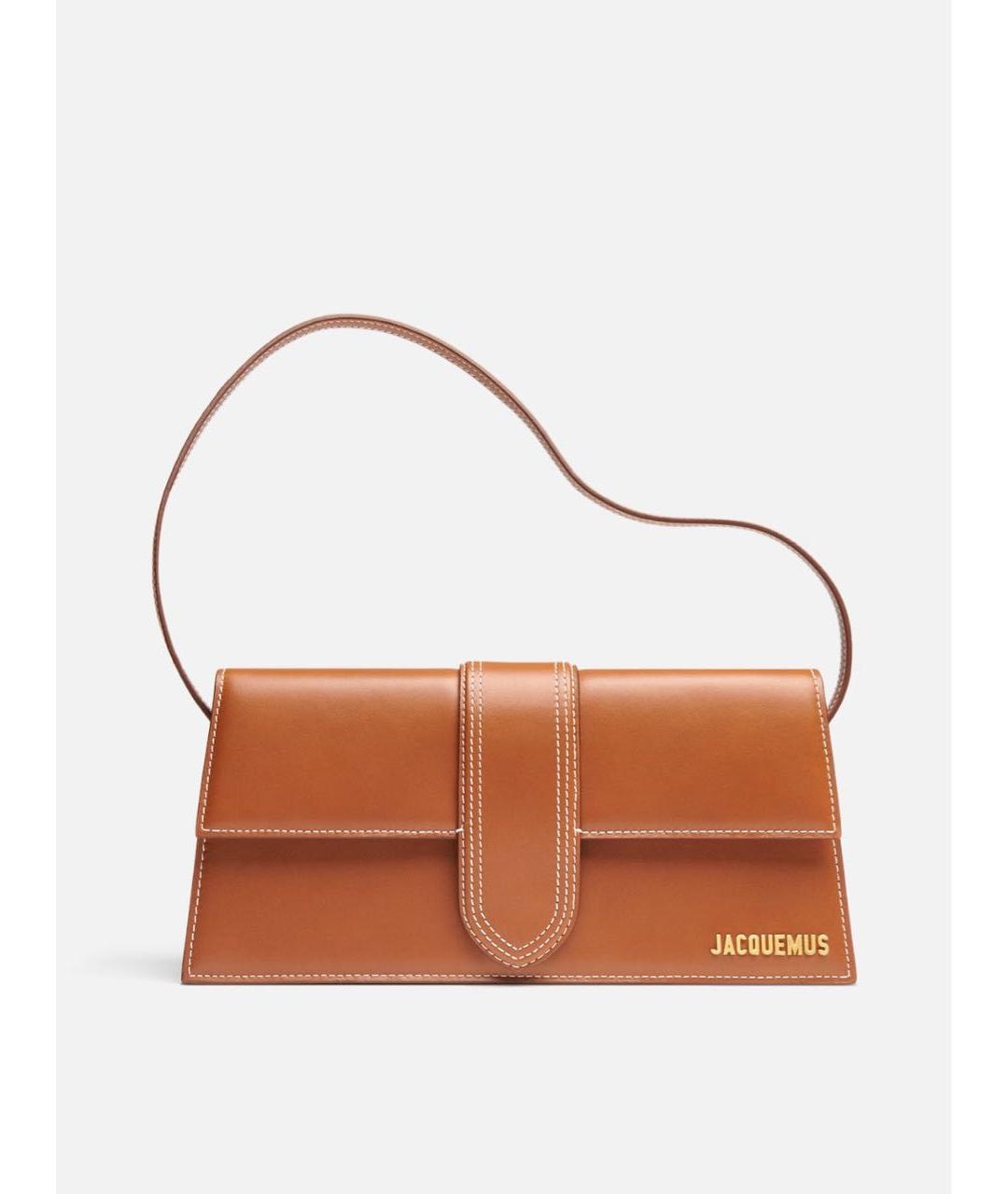 JACQUEMUS Кожаная сумка с короткими ручками, фото 6