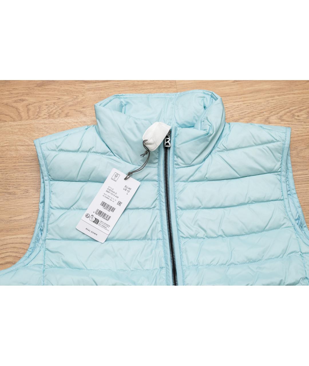 BOGNER Голубой полиамидовый жилет, фото 2