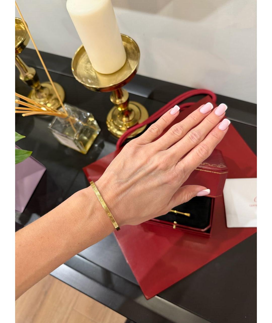 CARTIER Желтый браслет из желтого золота, фото 3