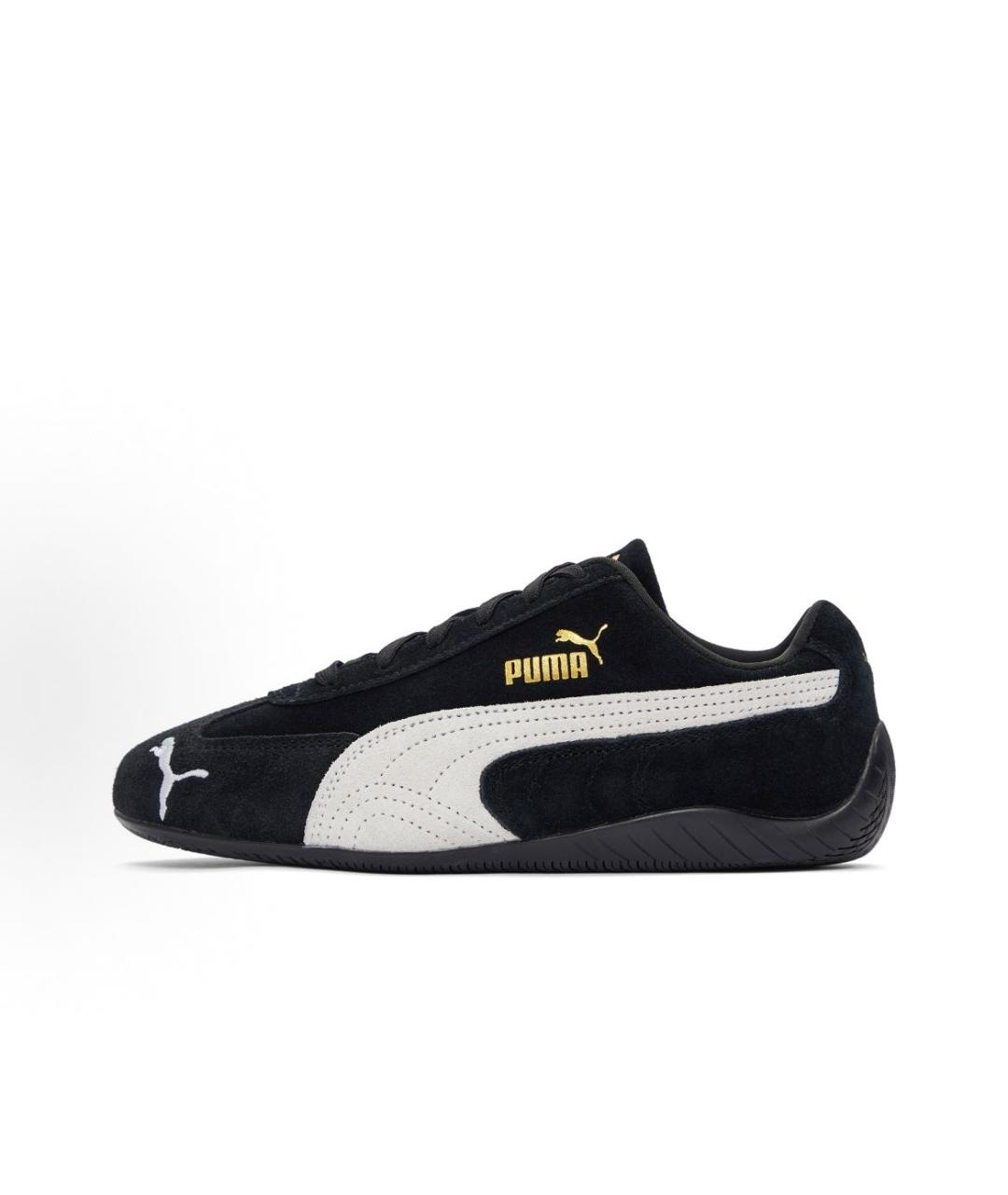 PUMA Черные замшевые низкие кроссовки / кеды, фото 9