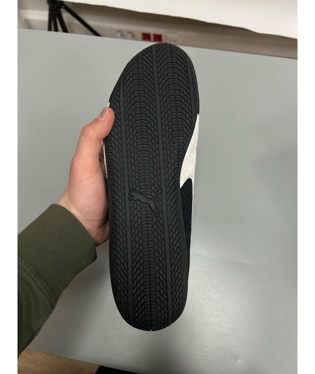 PUMA Черные замшевые низкие кроссовки / кеды, фото 8