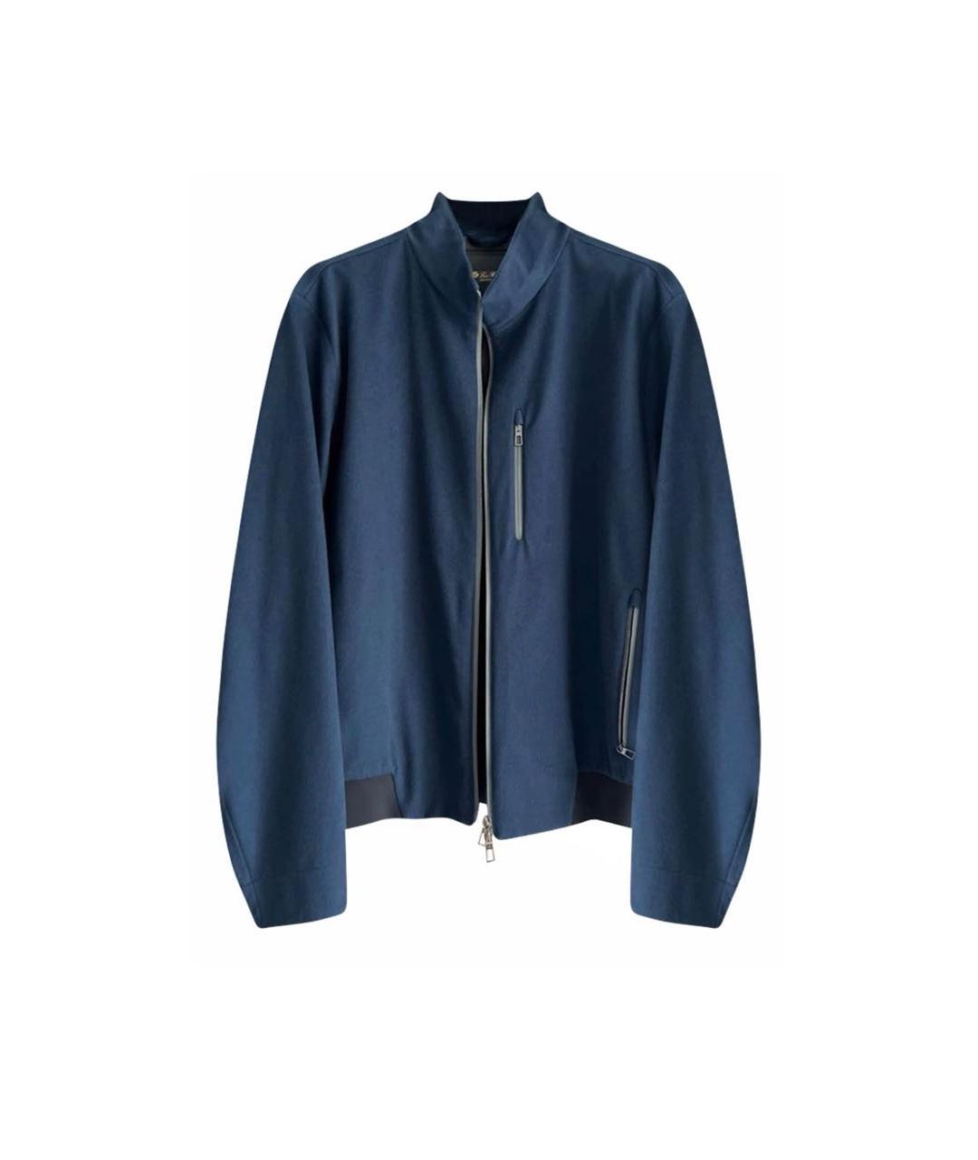 LORO PIANA Темно-синяя кашемировая куртка, фото 8