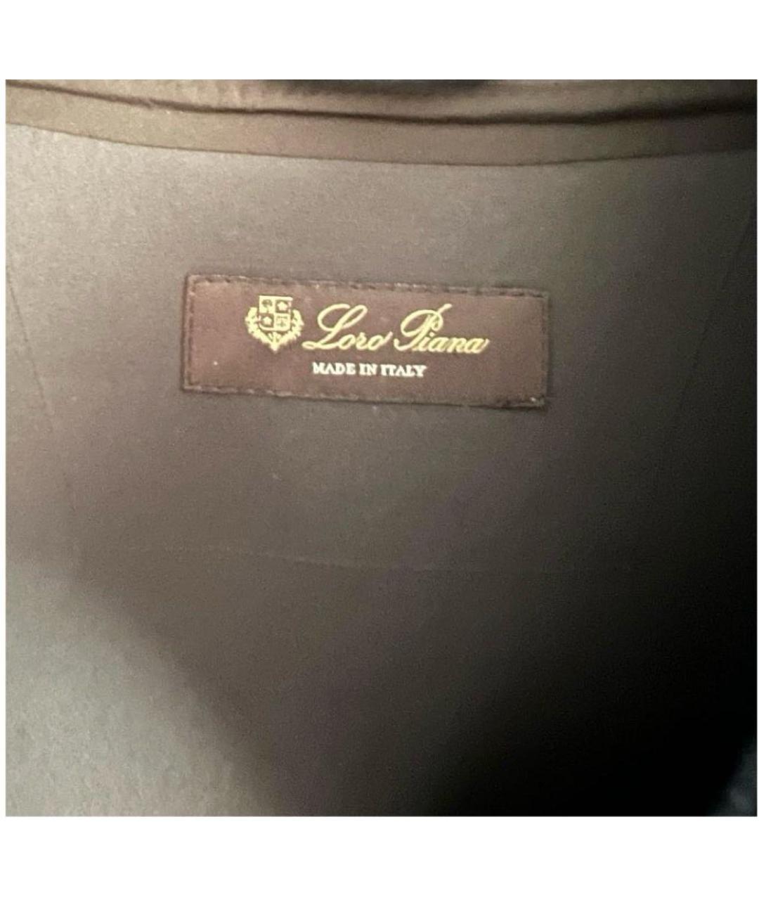 LORO PIANA Темно-синяя кашемировая куртка, фото 3