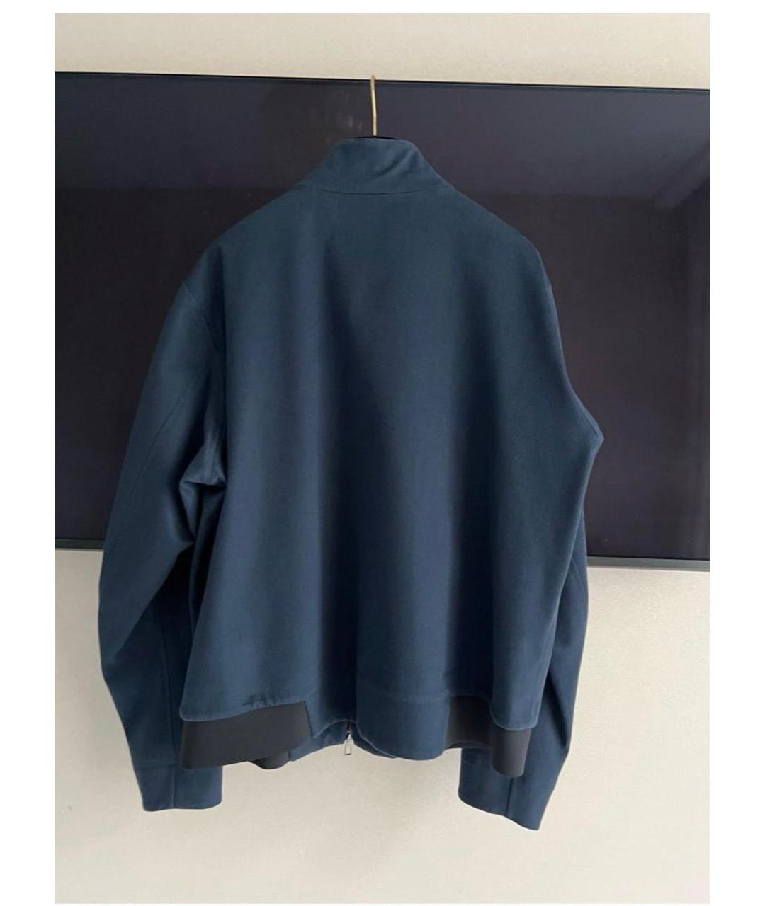 LORO PIANA Темно-синяя кашемировая куртка, фото 2