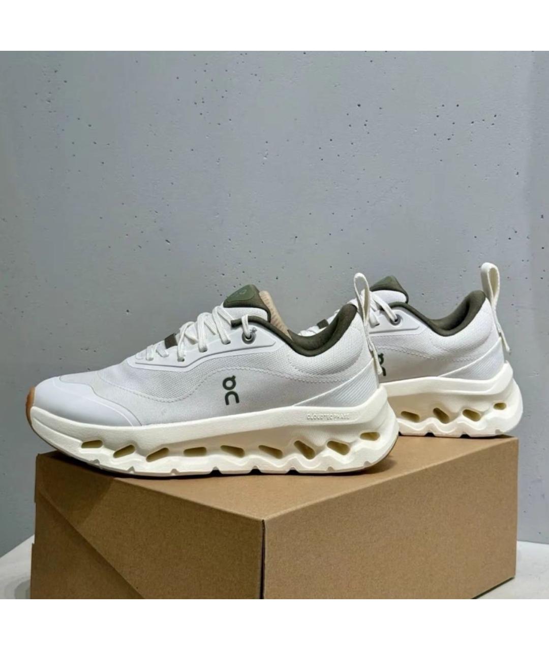 LOEWE Белые текстильные кроссовки, фото 7