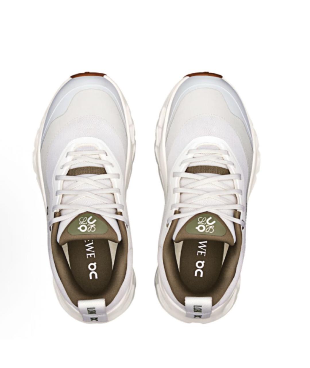 LOEWE Белые текстильные кроссовки, фото 3
