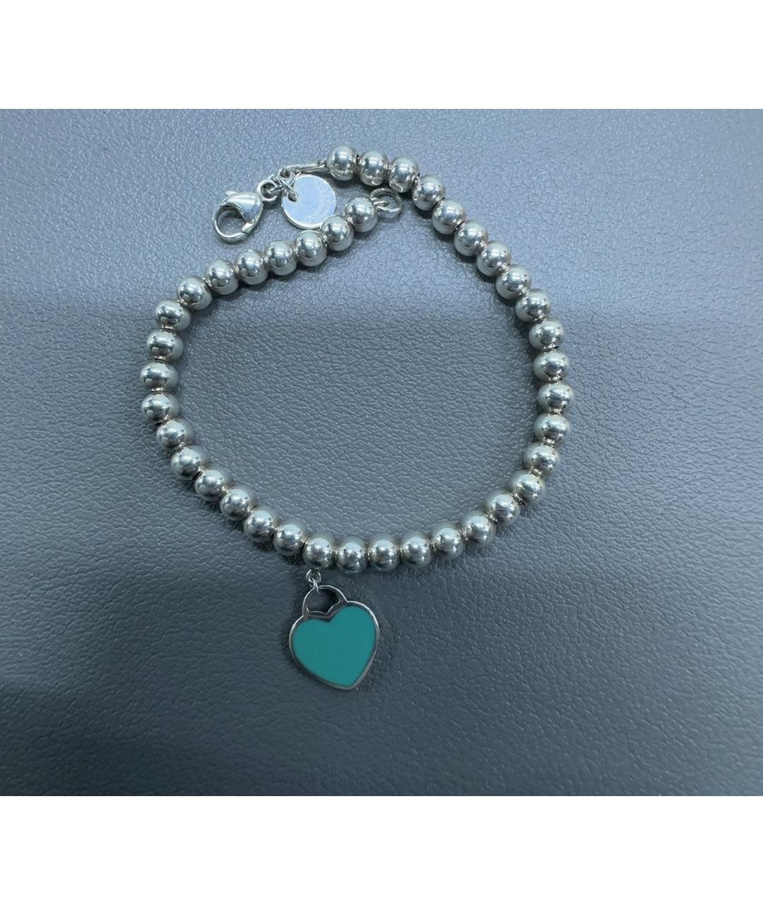 TIFFANY&CO Серебрянный серебряный браслет, фото 6
