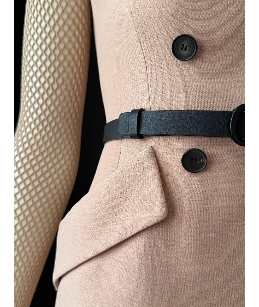 CHRISTIAN DIOR Бежевое повседневное платье, фото 5