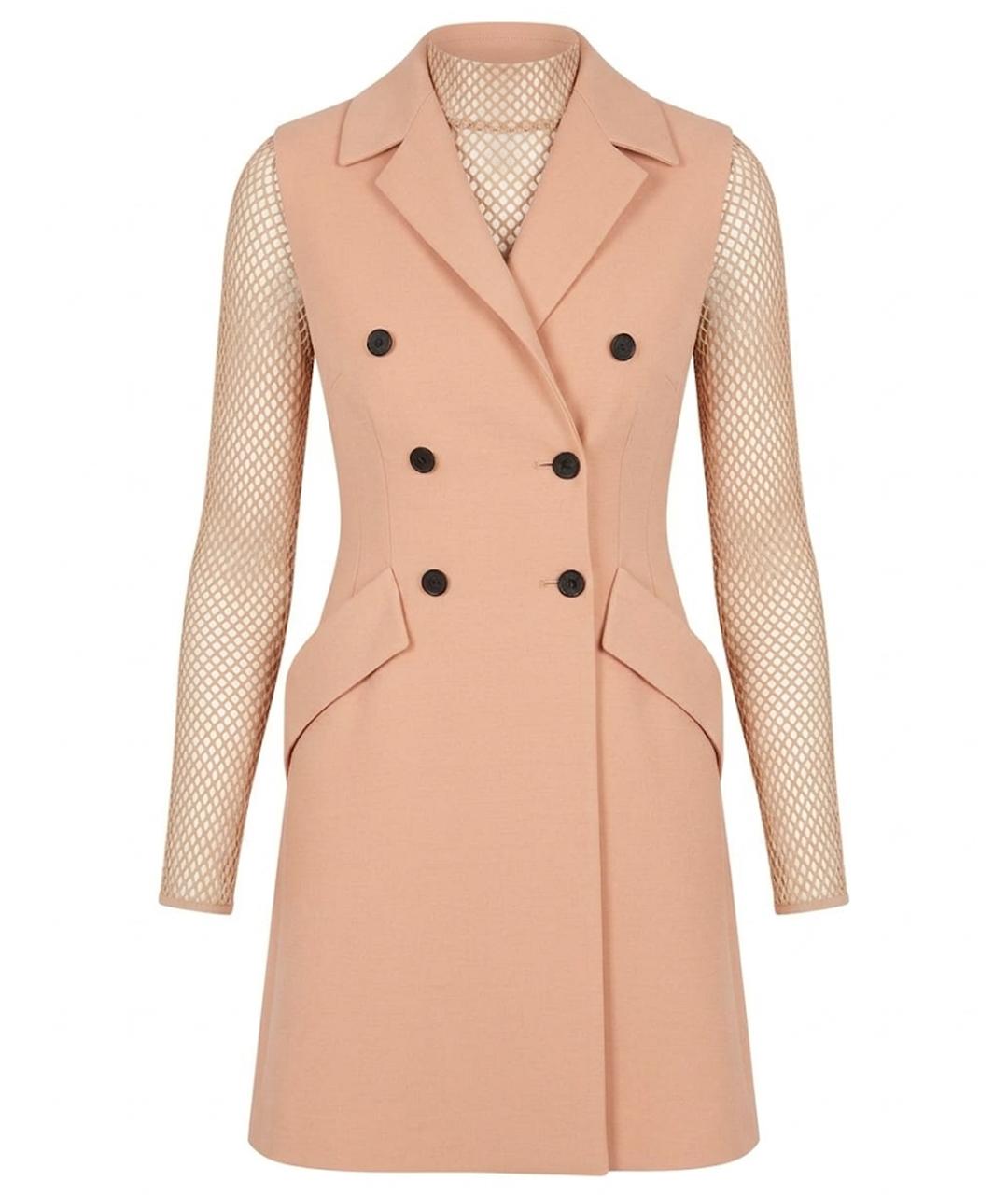 CHRISTIAN DIOR Бежевое повседневное платье, фото 1