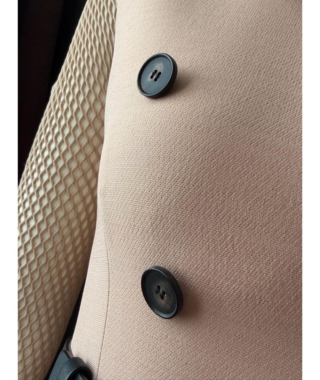 CHRISTIAN DIOR Бежевое повседневное платье, фото 4