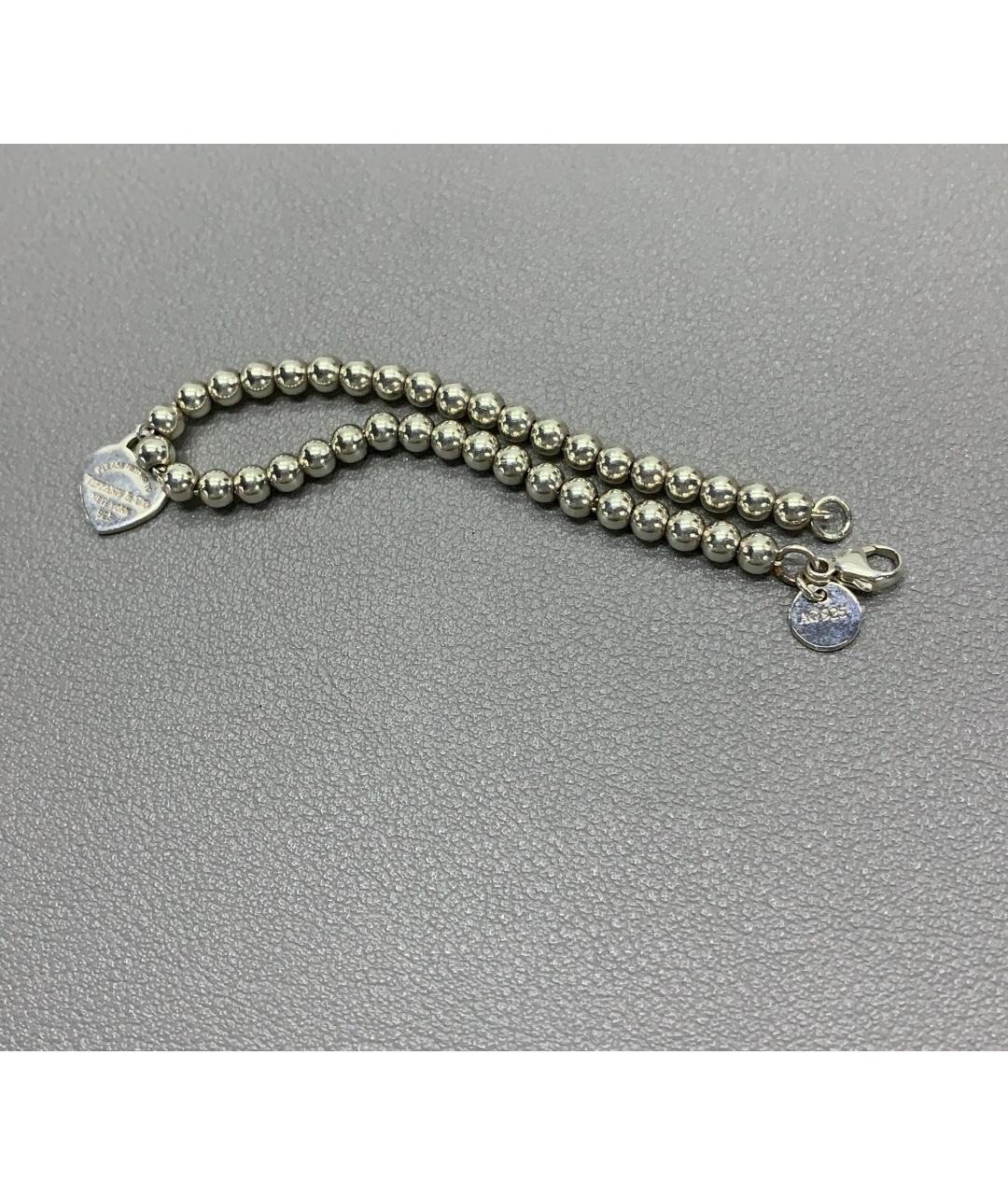 TIFFANY&CO Серебрянный серебряный браслет, фото 5