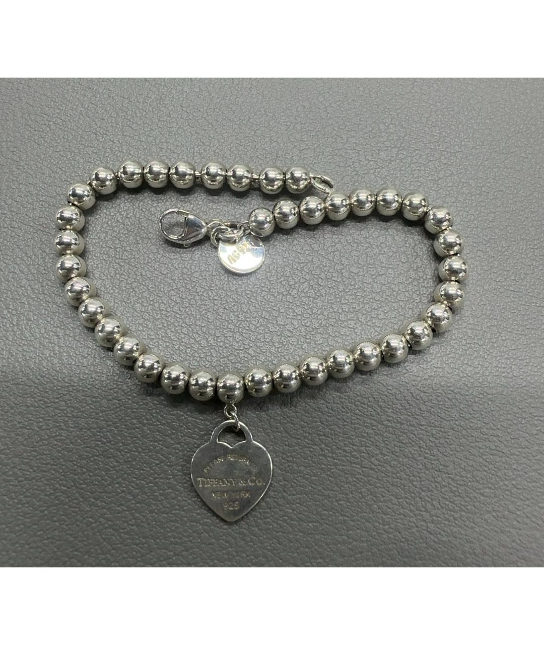 TIFFANY&CO Серебрянный серебряный браслет, фото 9