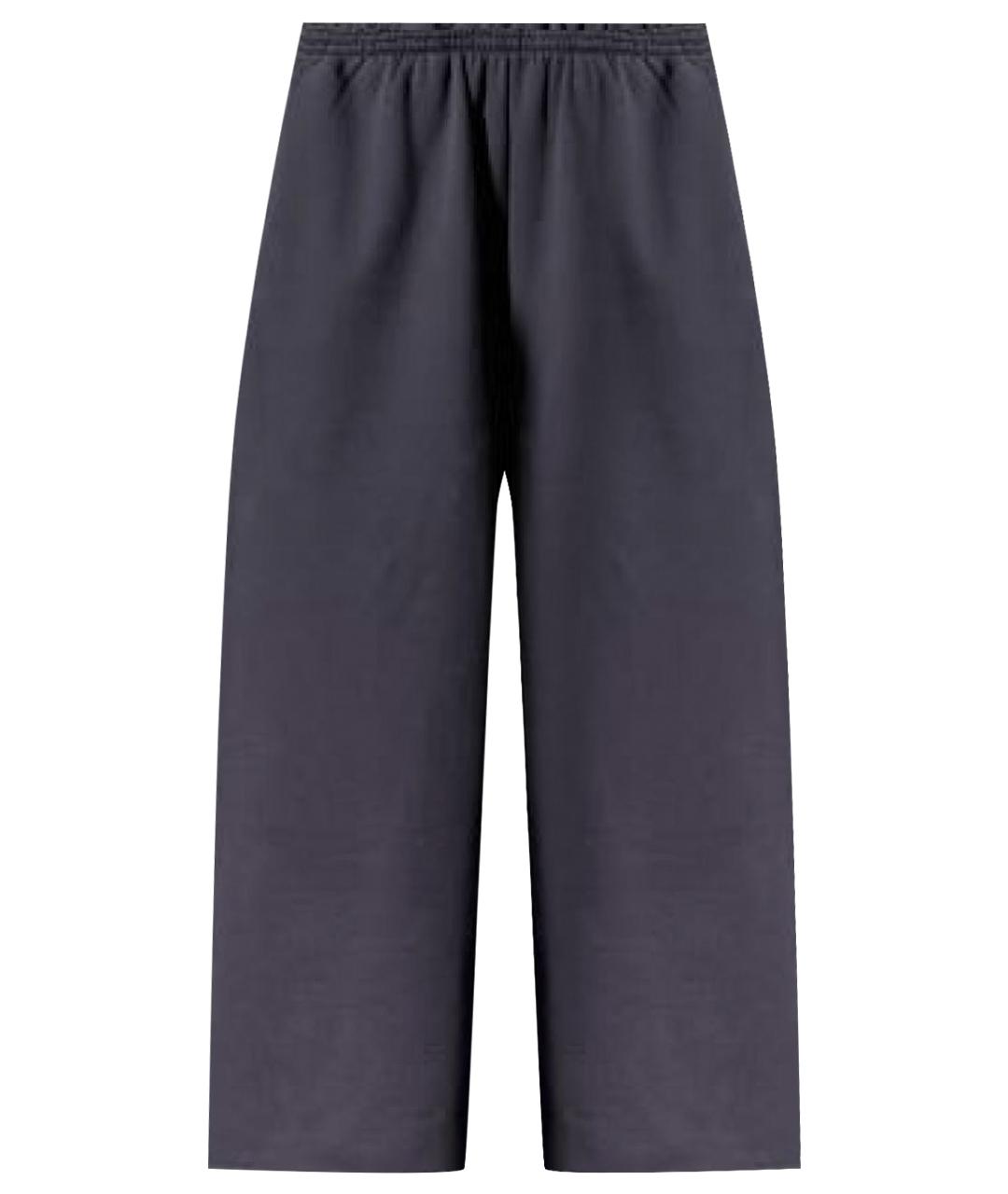 YEEZY Антрацитовые хлопковые повседневные брюки, фото 1