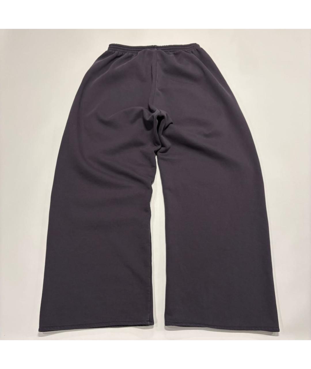 YEEZY Антрацитовые хлопковые повседневные брюки, фото 6
