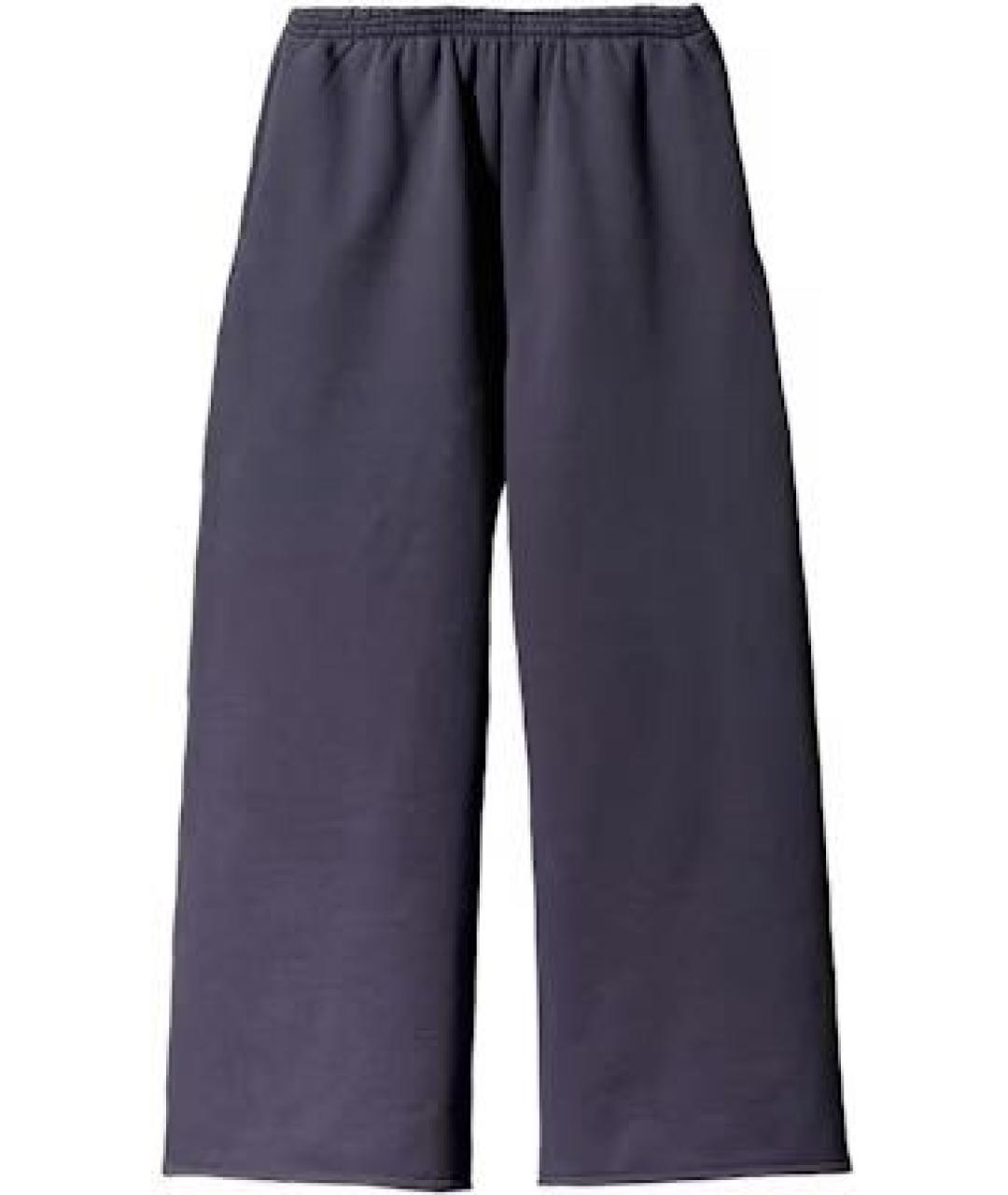 YEEZY Антрацитовые хлопковые повседневные брюки, фото 9