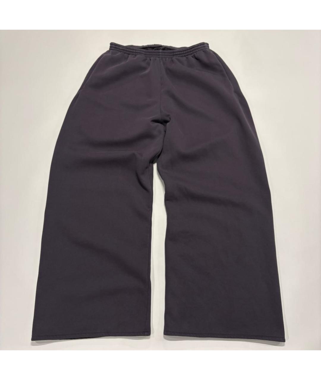 YEEZY Антрацитовые хлопковые повседневные брюки, фото 2