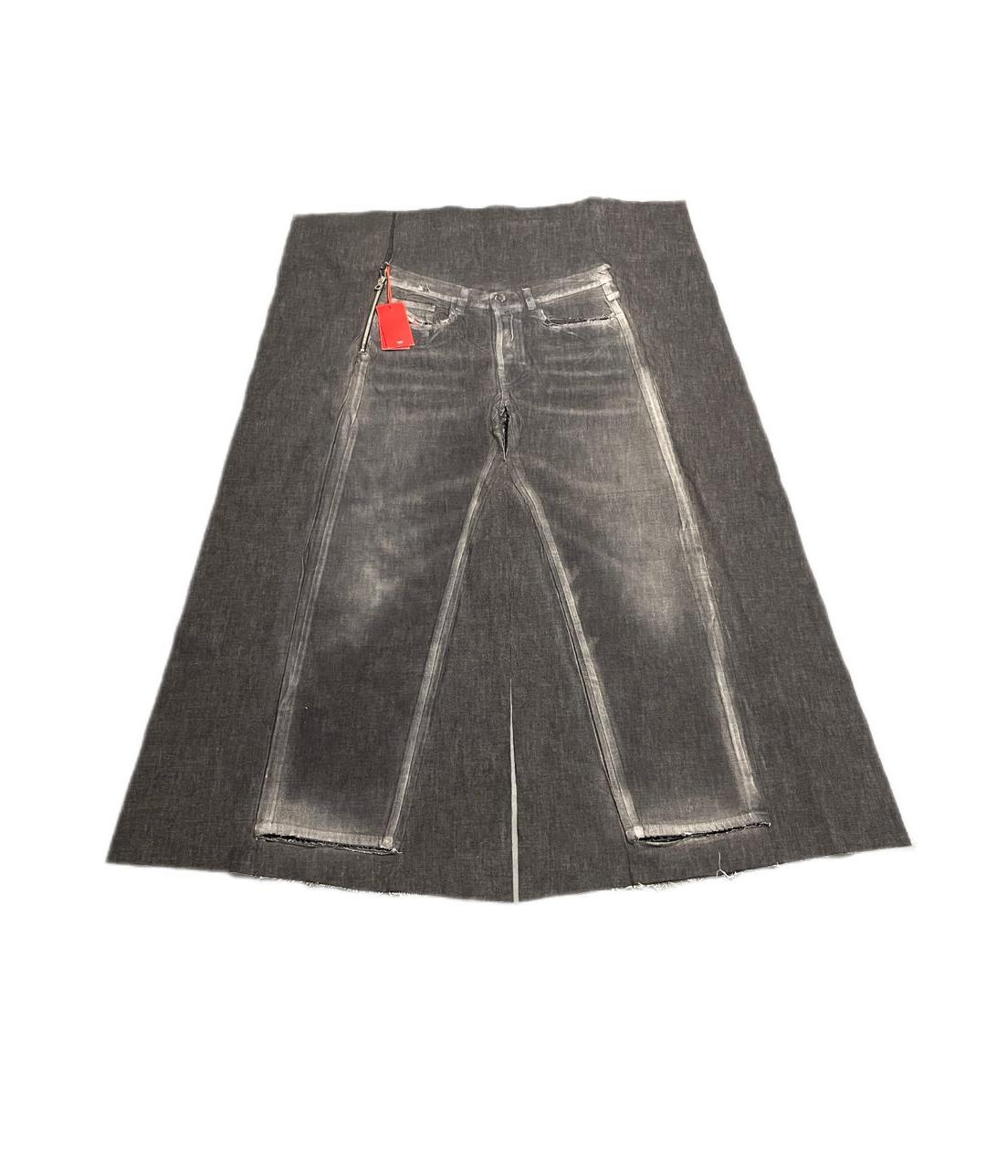 DIESEL Серые хлопковые джинсы, фото 3