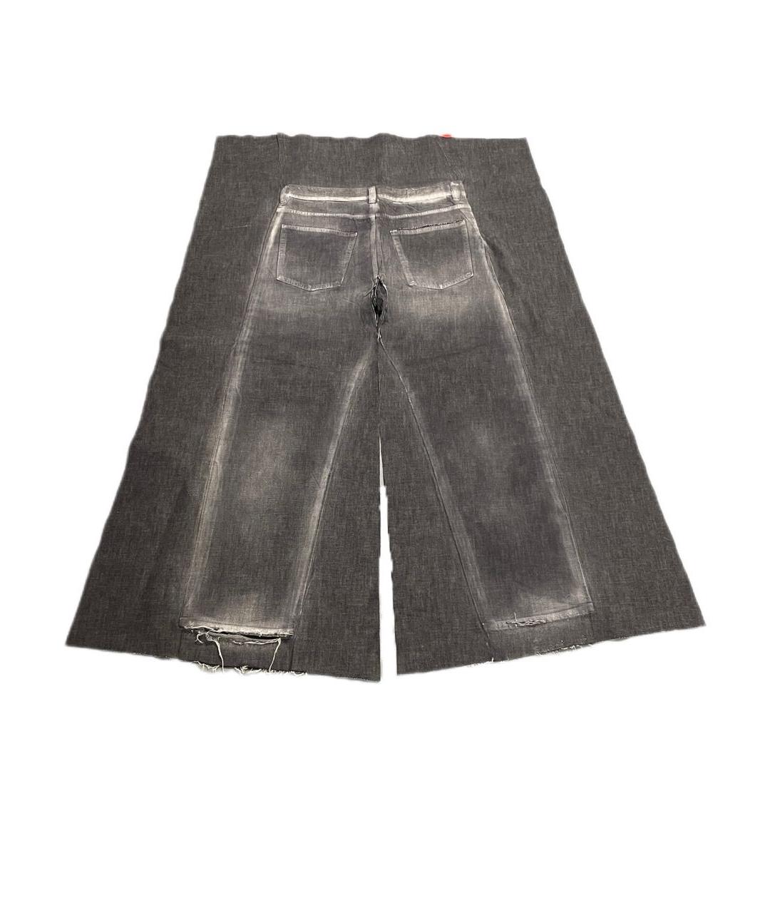 DIESEL Серые хлопковые джинсы, фото 2