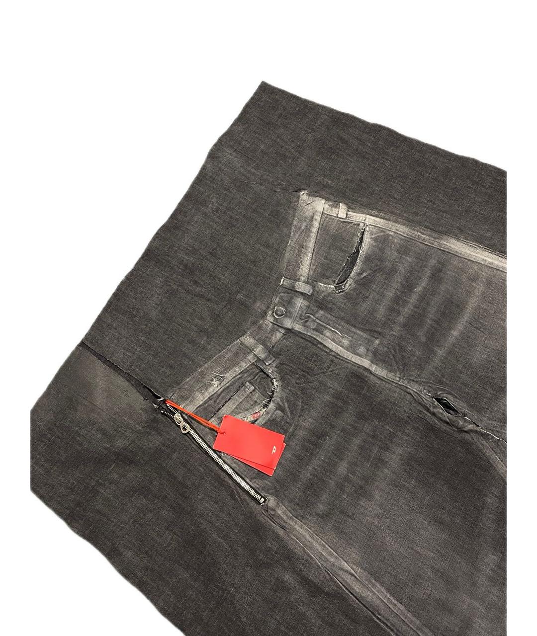 DIESEL Серые хлопковые джинсы, фото 4
