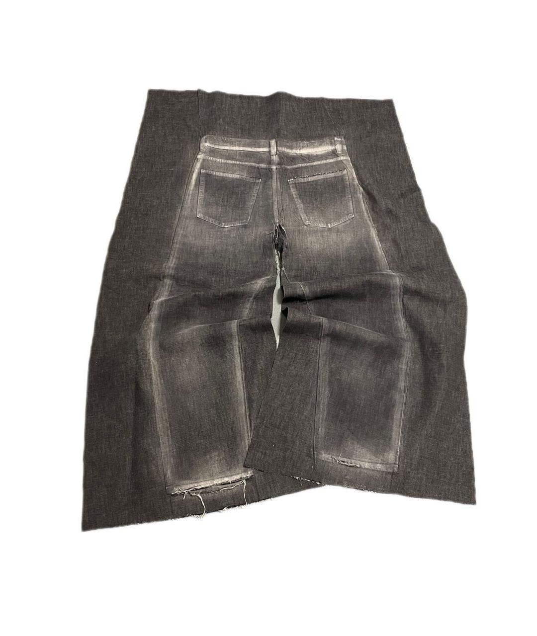 DIESEL Серые хлопковые джинсы, фото 9