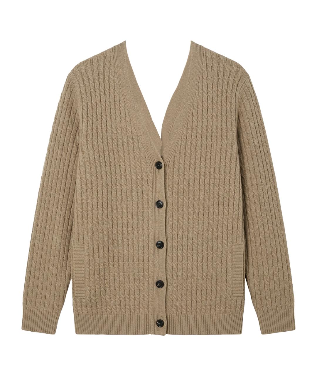 3.PARADIS Бежевый кашемировый кардиган, фото 1