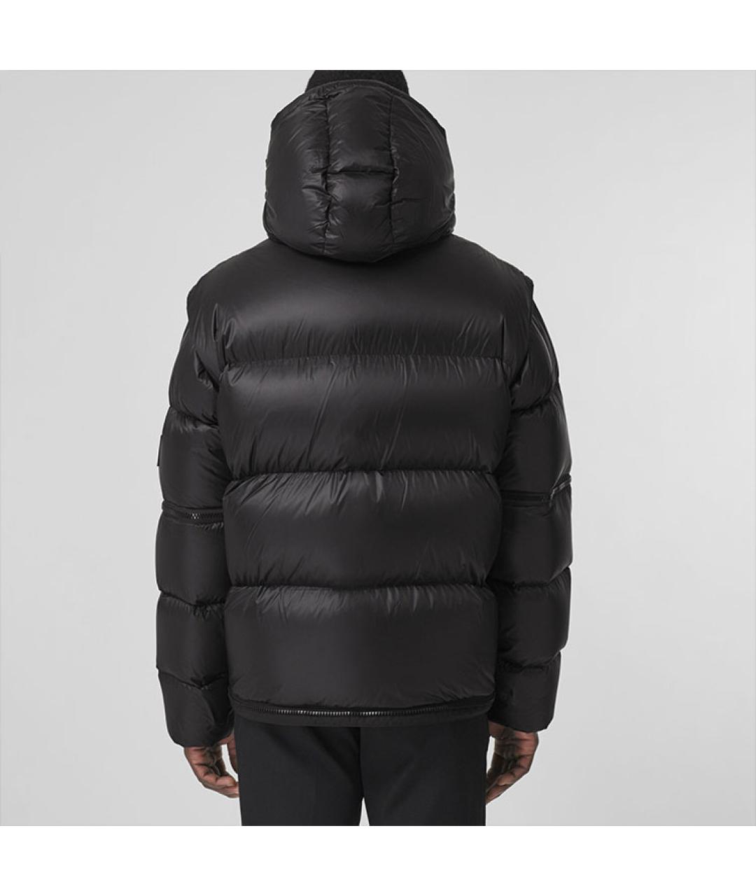 BURBERRY Черный пуховик, фото 4