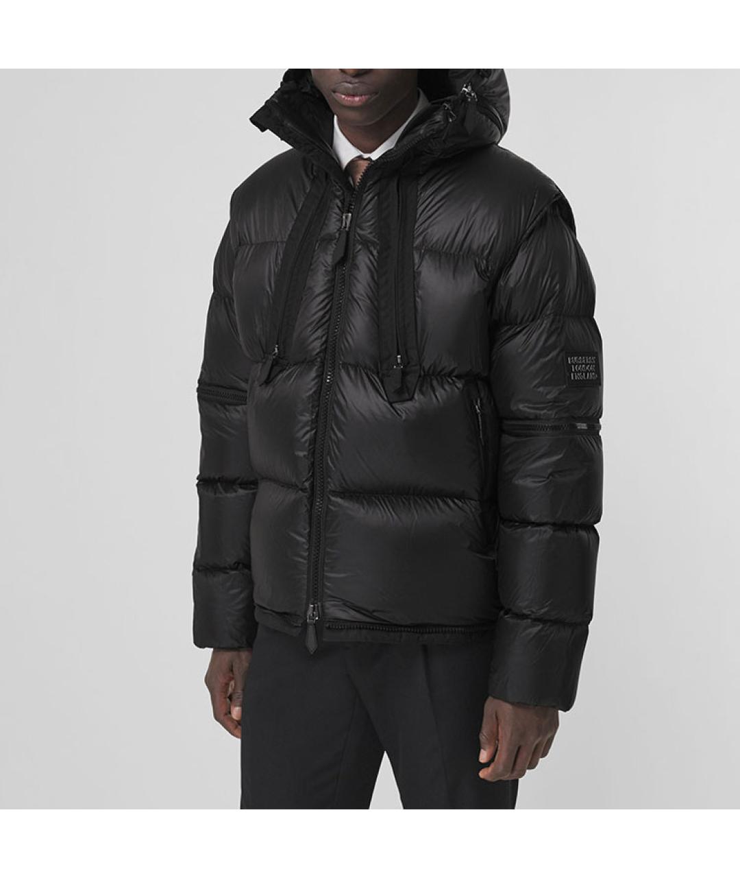 BURBERRY Черный пуховик, фото 5