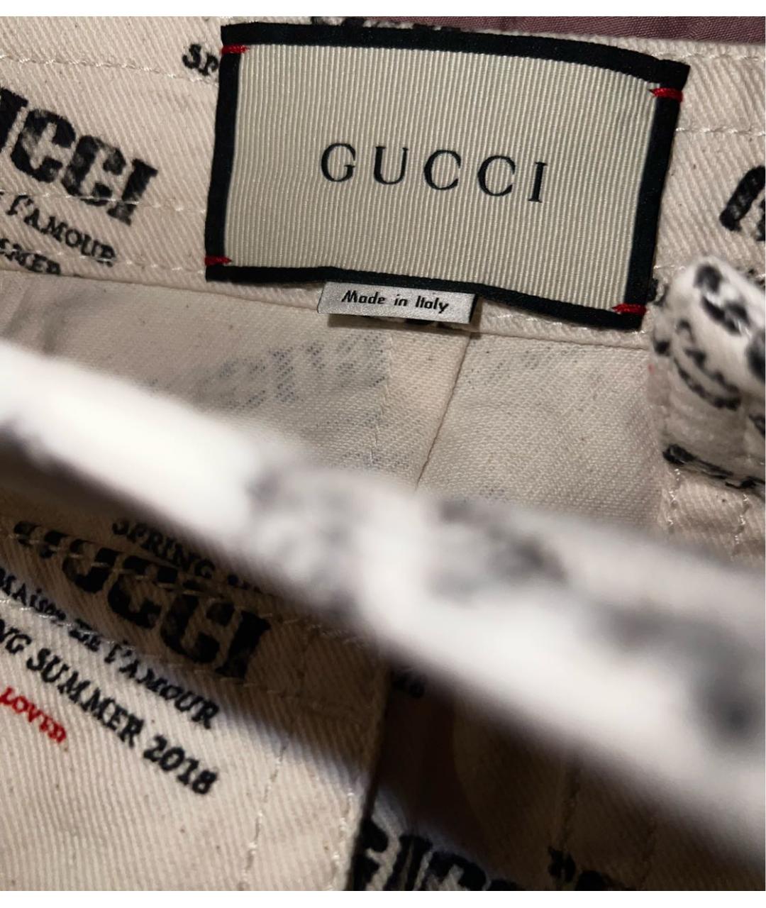 GUCCI Бежевая деним юбка миди, фото 3