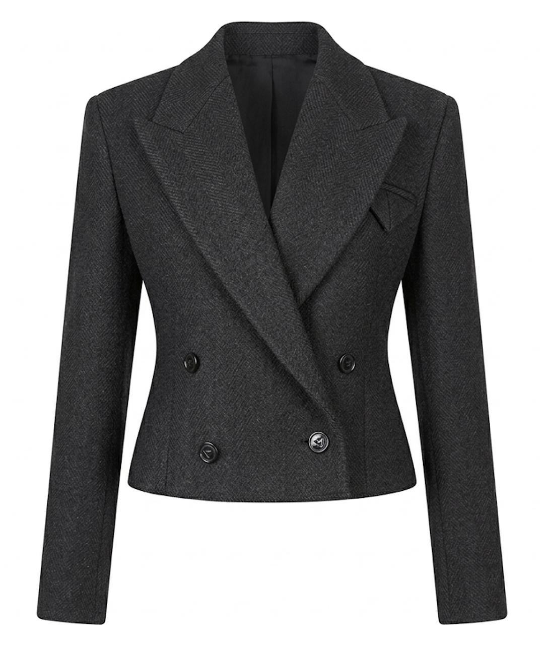 BOTTEGA VENETA Черный шерстяной жакет/пиджак, фото 1