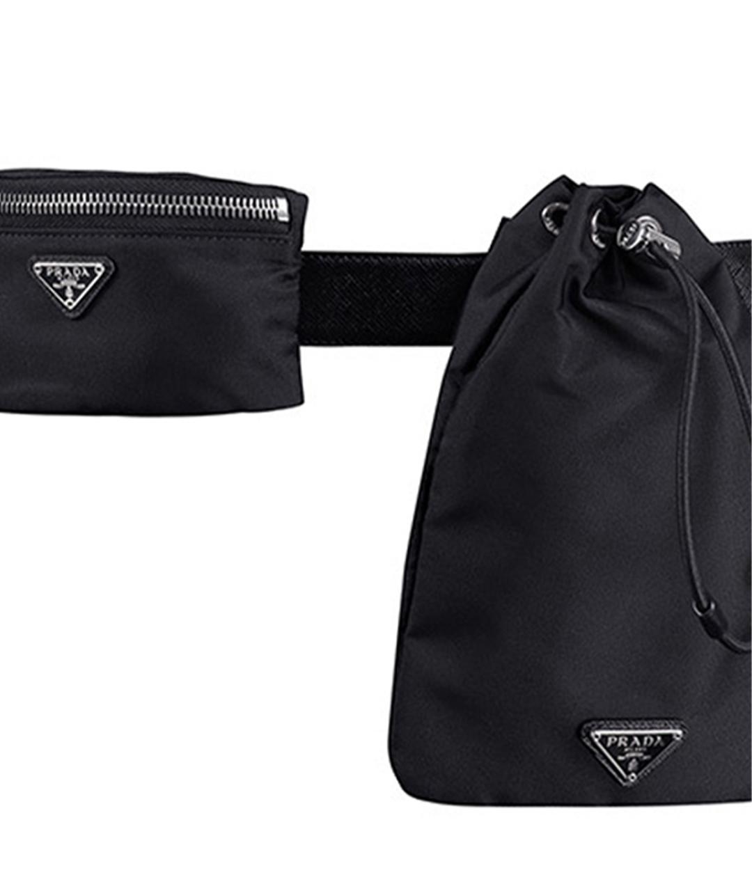 PRADA Черная поясная сумка, фото 3